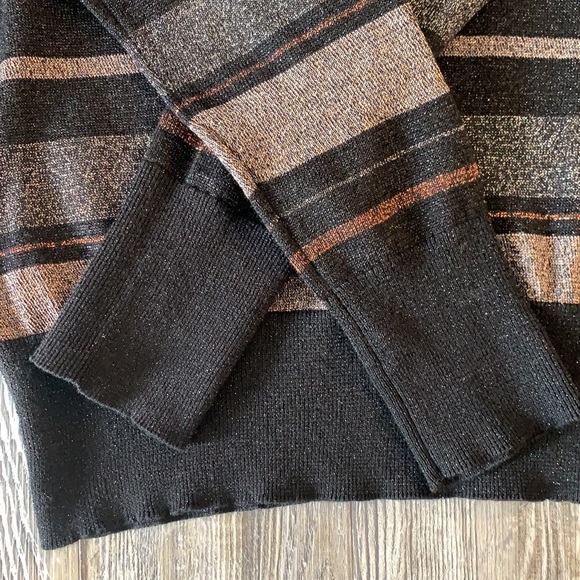 NWOT Ann Taylor Factory metallic sweater shimmer S - Picture 3 of 4